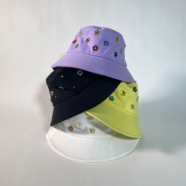 Lavender Flower Bucket Hat