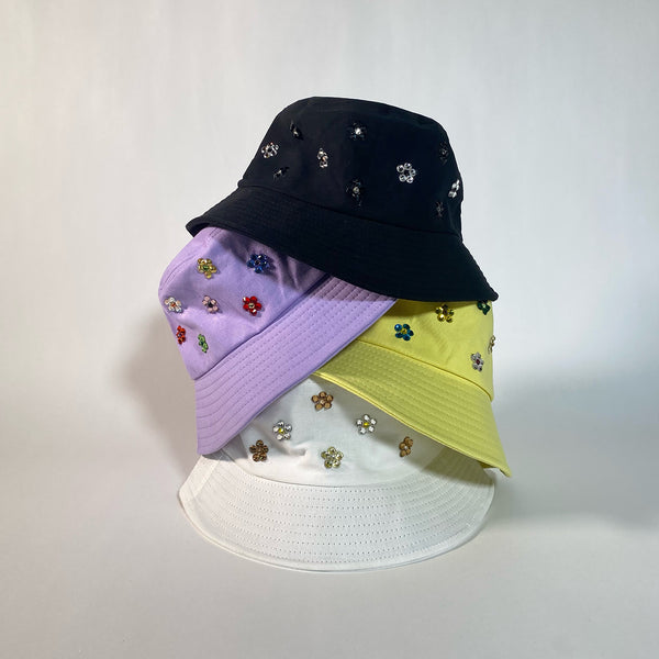 Midnight Flower Bucket Hat