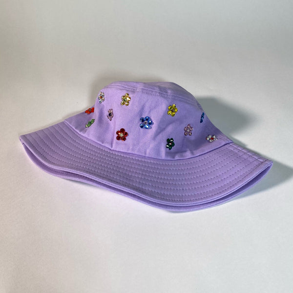 Lavender Flower Bucket Hat