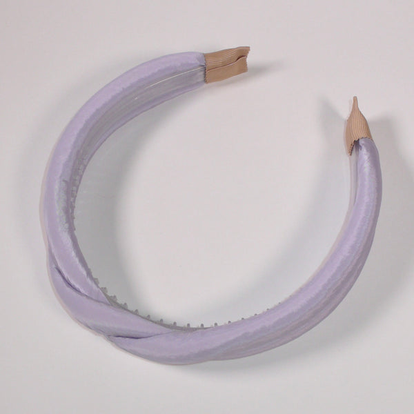 Lavender Twisted Puff Headband