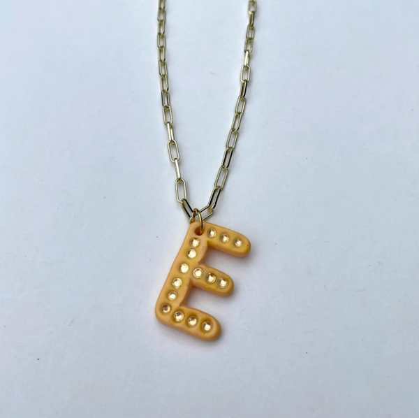 Name Necklace - Peach